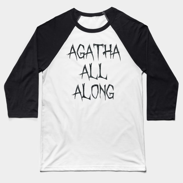 agatha all along Baseball T-Shirt by dreamtravel
